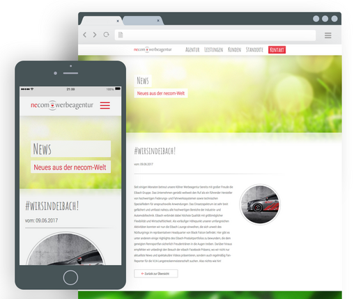 Necom Werbeagentur TYPO3 - AMP - Accelerated mobile pages