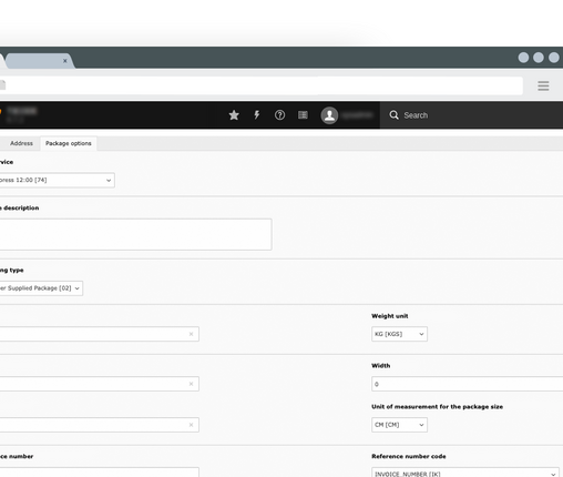 UPS/API shipping settings TYPO3 Extension UPS API
