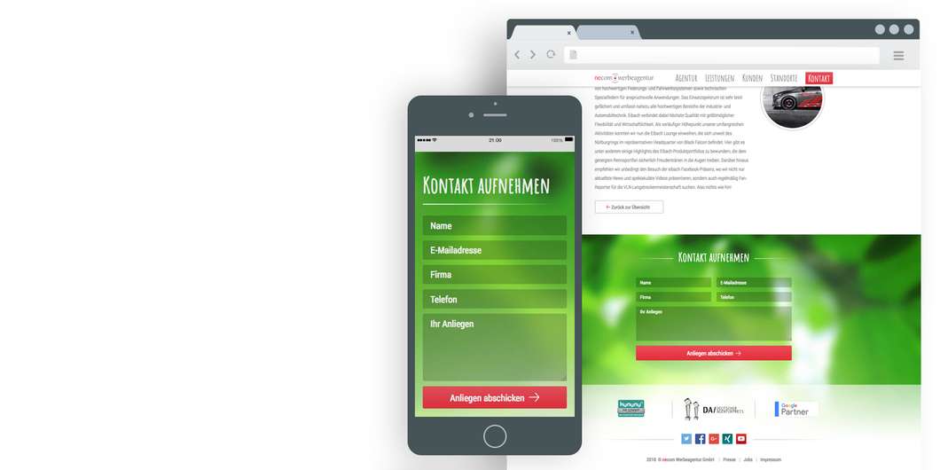Necom Werbeagentur TYPO3 - AMP - Accelerated mobile pages