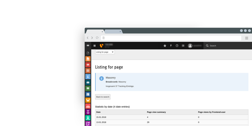 Erfassung von Seiten-Aufrufen