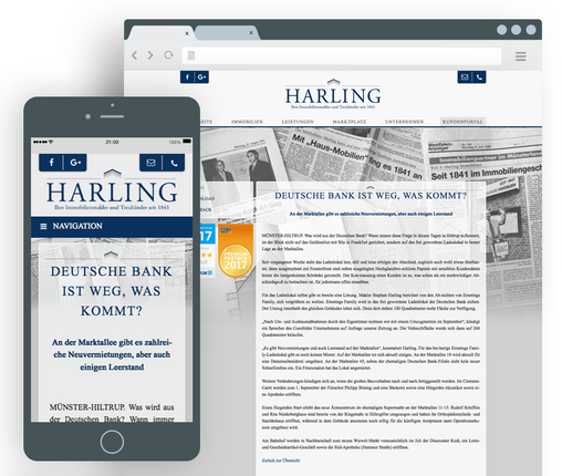 Harling Immobilien TYPO3 - AMP - Accelerated mobile pages