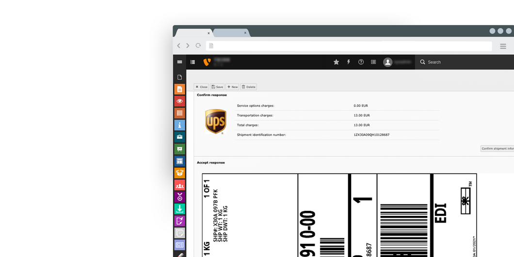UPS/API general settings TYPO3 Extension UPS API