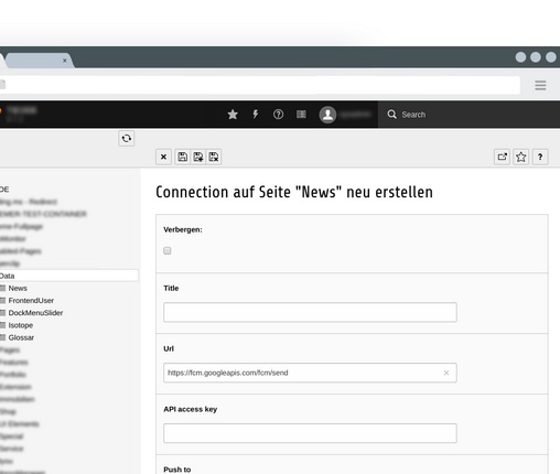 Firebase Push basic settings