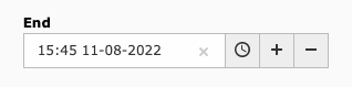 DateTime input with toolbar