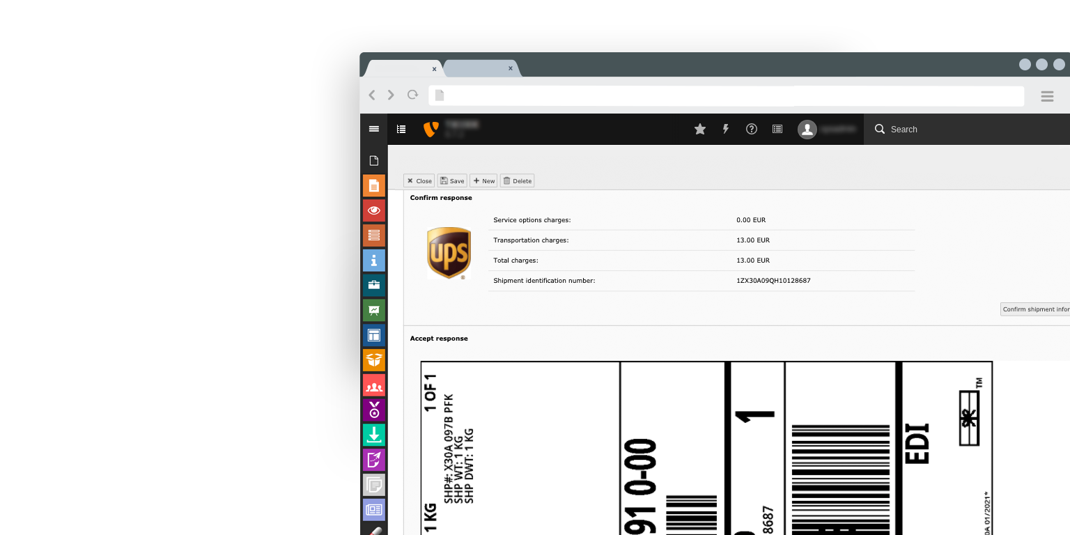 TYPO3 Extension UPS API